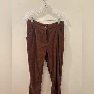 Women’s Medium Brown Corduroy Style Pants